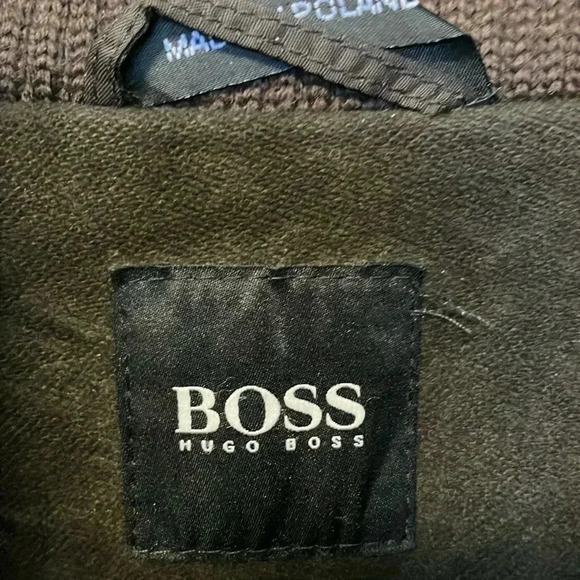 Hugo Boss brown inside zipped jacket button  coat - Picture 2 of 11